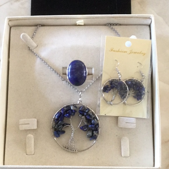 Natural different stones jewelry sets. - Picture 2 of 7